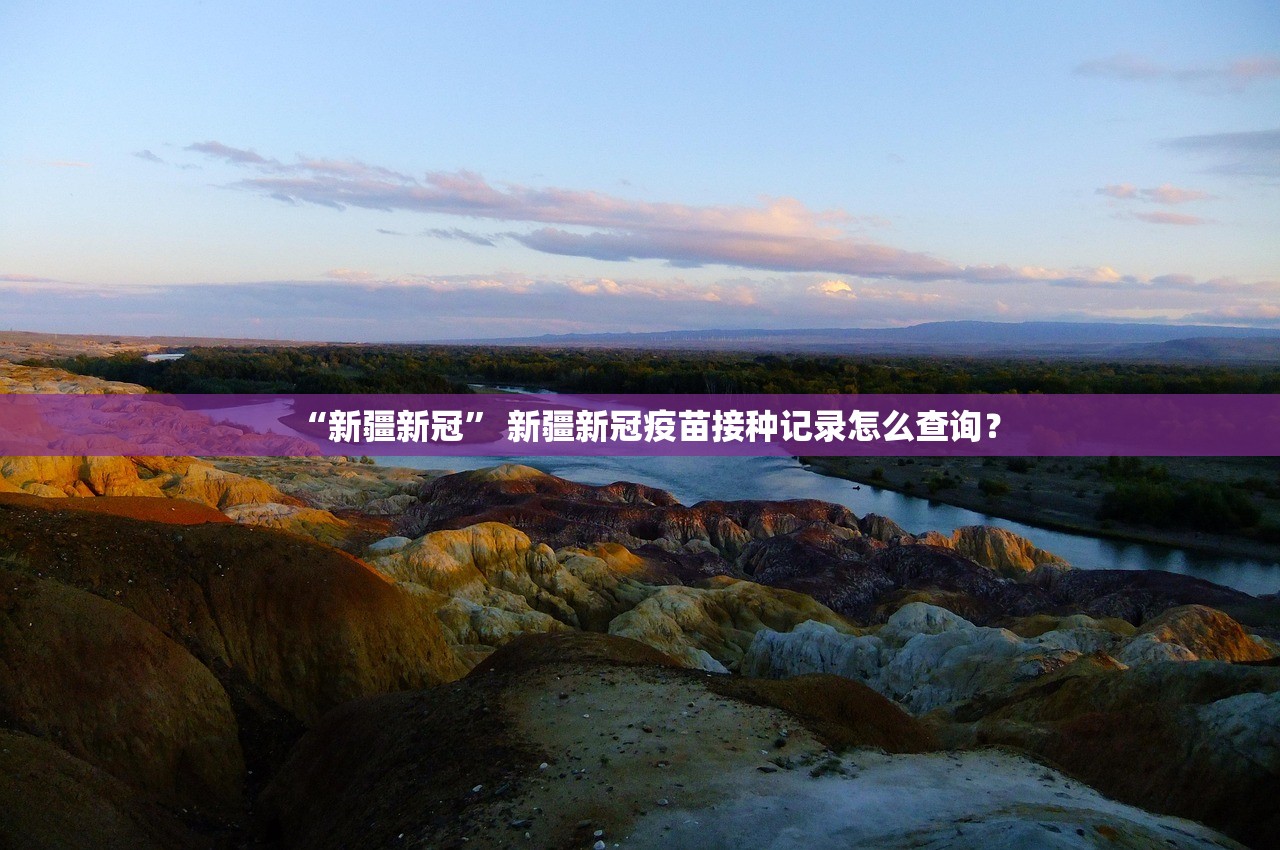 “新疆新冠” 新疆新冠疫苗接种记录怎么查询？