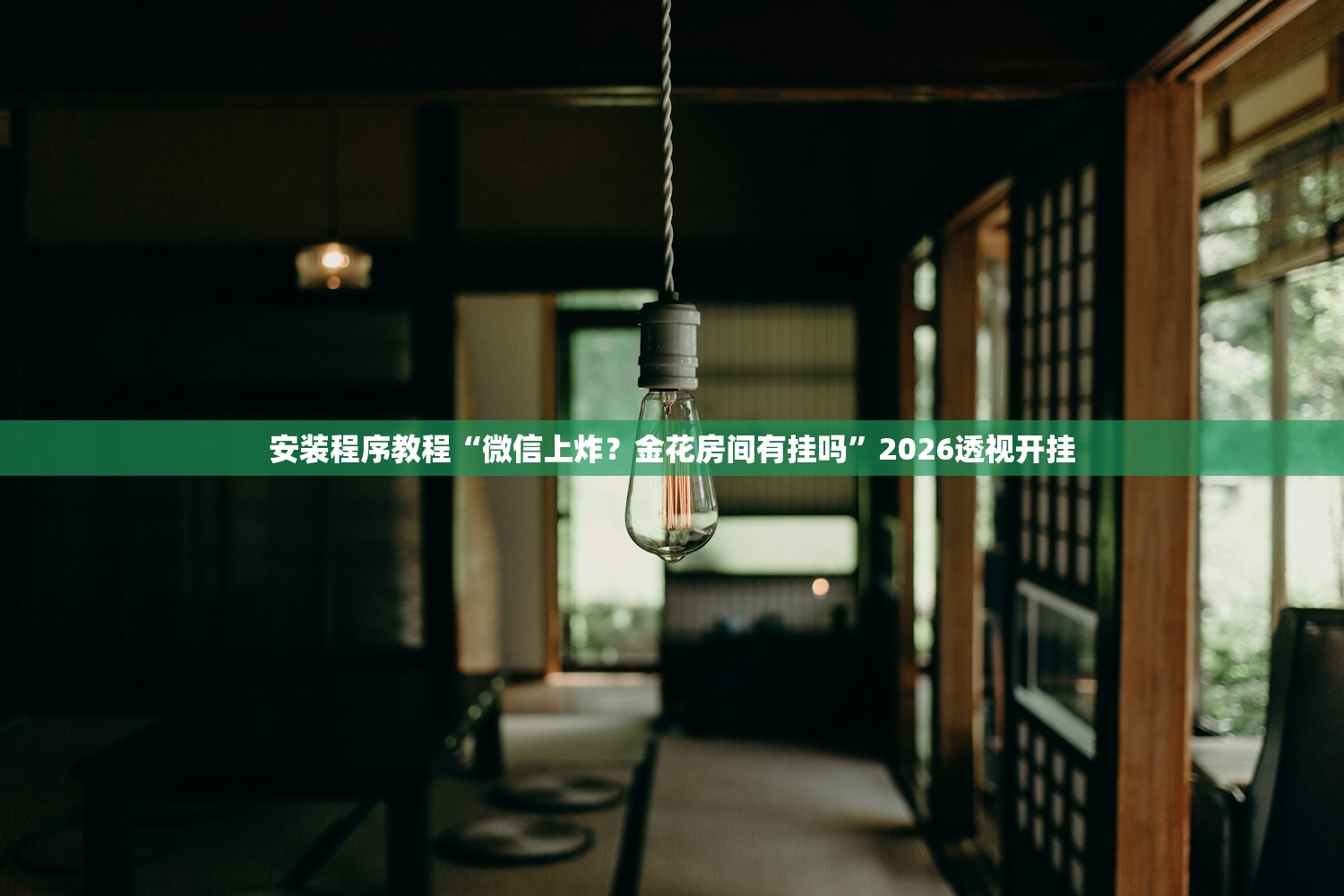 安装程序教程“微信上炸？金花房间有挂吗”2026透视开挂