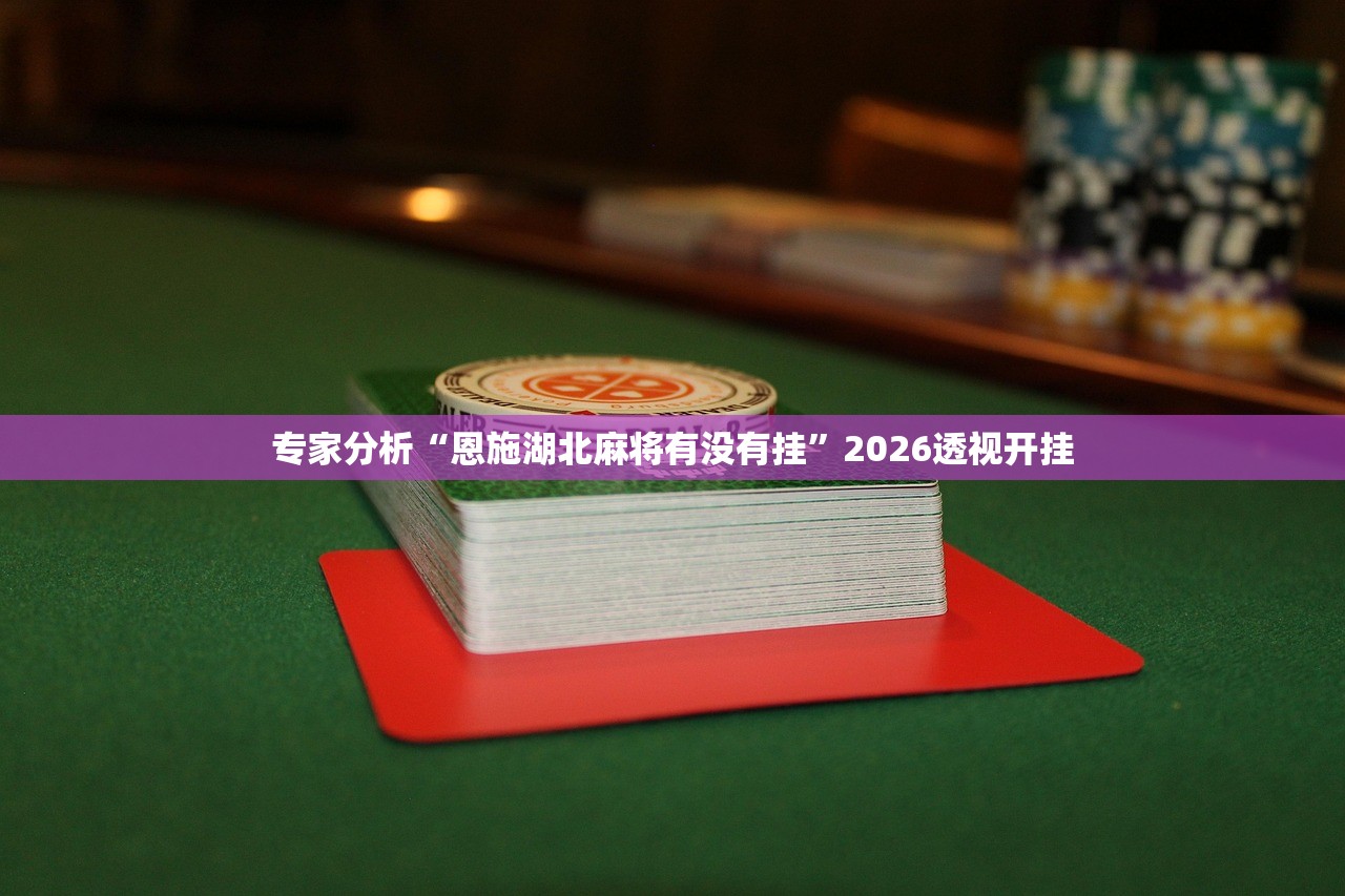 专家分析“恩施湖北麻将有没有挂”2026透视开挂