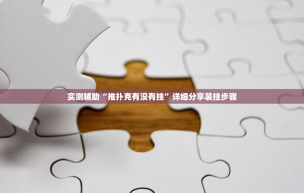 实测辅助“推扑克有没有挂”详细分享装挂步骤